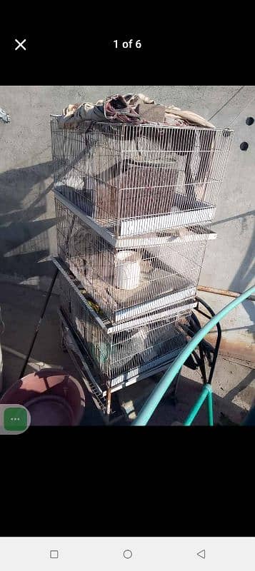 بڑے سائز کا مرغیوں اور پرندوں کا پنجرہ 1