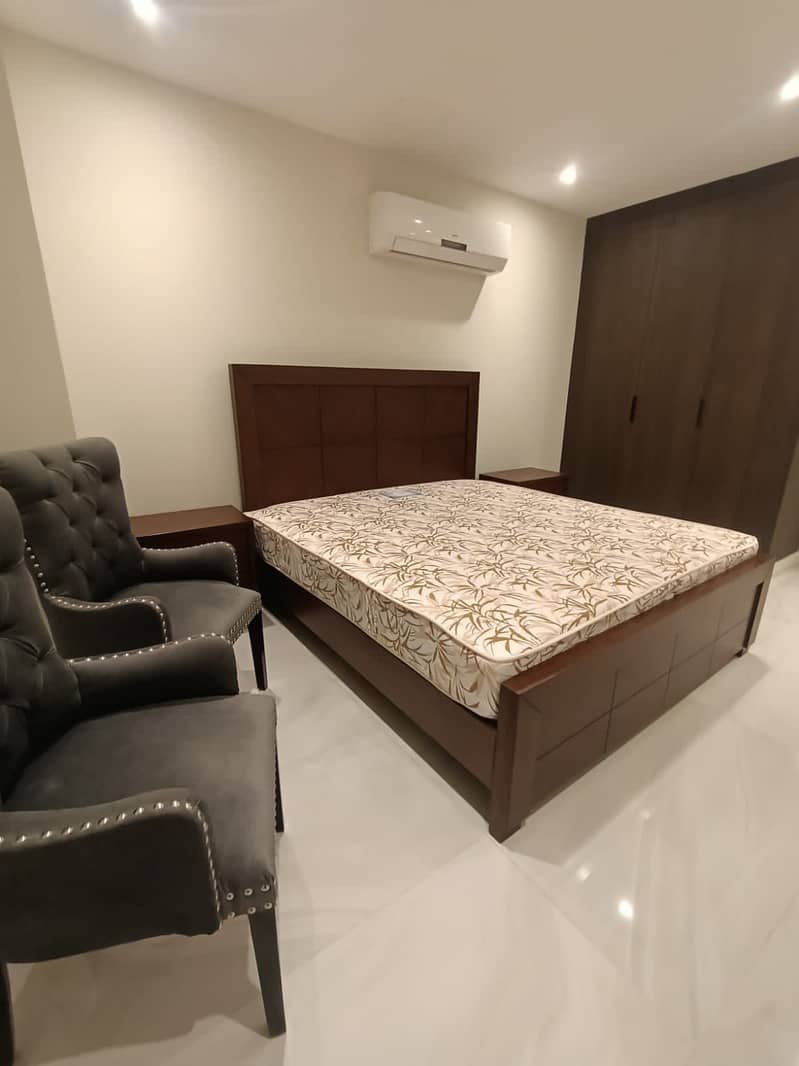 Luxury Apartment For Rent In Prime Location Of Gulberg 2 Bedroom Drowning Dining Room Tv Lounge Kitchen With Swimming Pool And Gym 24 Hours Electricity And Security 7