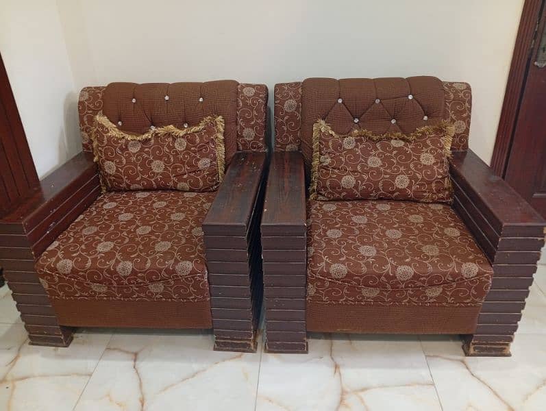 Sofa set 5 seater with cushions 0