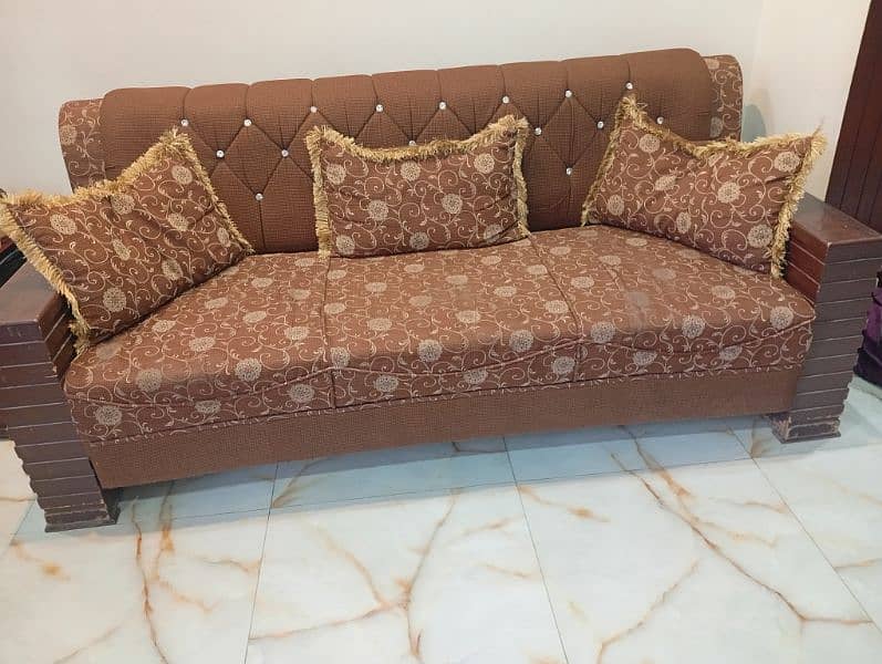 Sofa set 5 seater with cushions 1