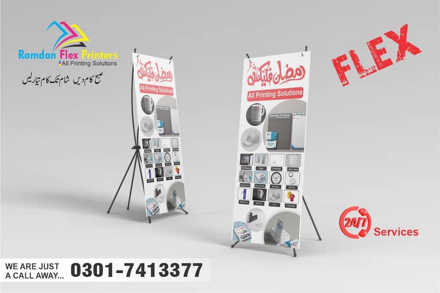 WE DEAL IN ALL KIND OF PRINTING LIKE. FLEX, NEON SIGN, WALPAPER, VINA 0