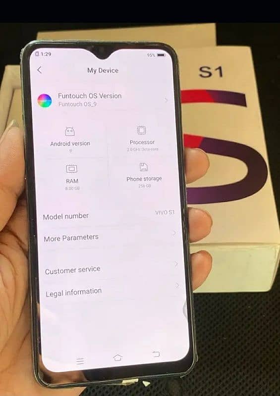 vivo s1 8gb 256gb 9