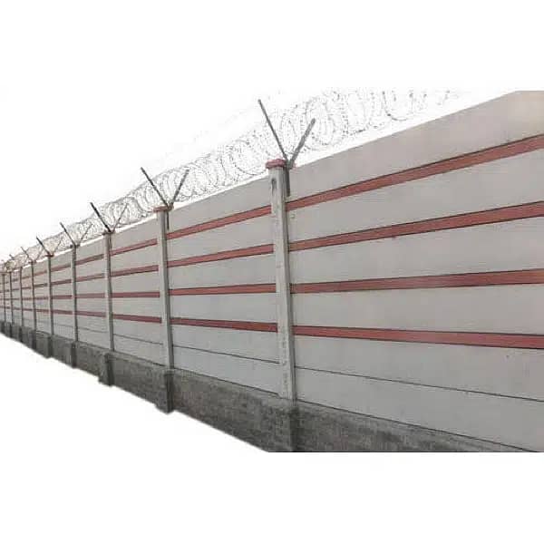 Precast boundary walls/Concrete Wall, Precast Roof, Boundary Wall 5
