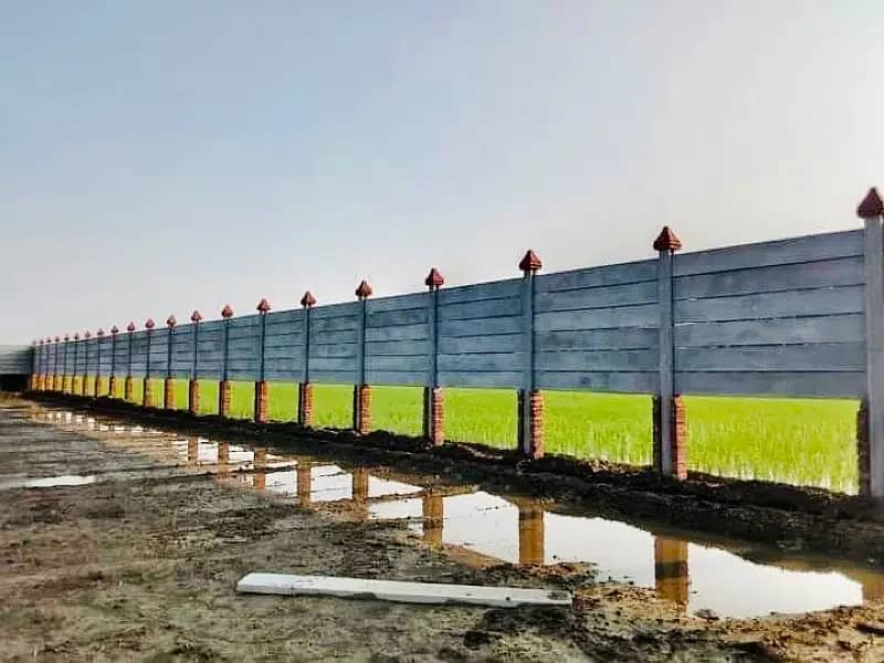 Precast boundary walls/Concrete Wall, Precast Roof, Boundary Wall 7