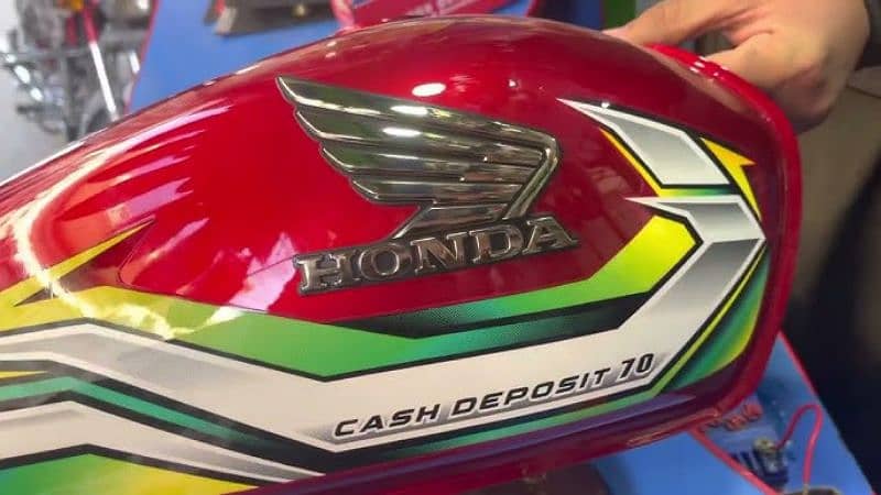 Honda CD 70 Fuel tank and Tappay 2023 0