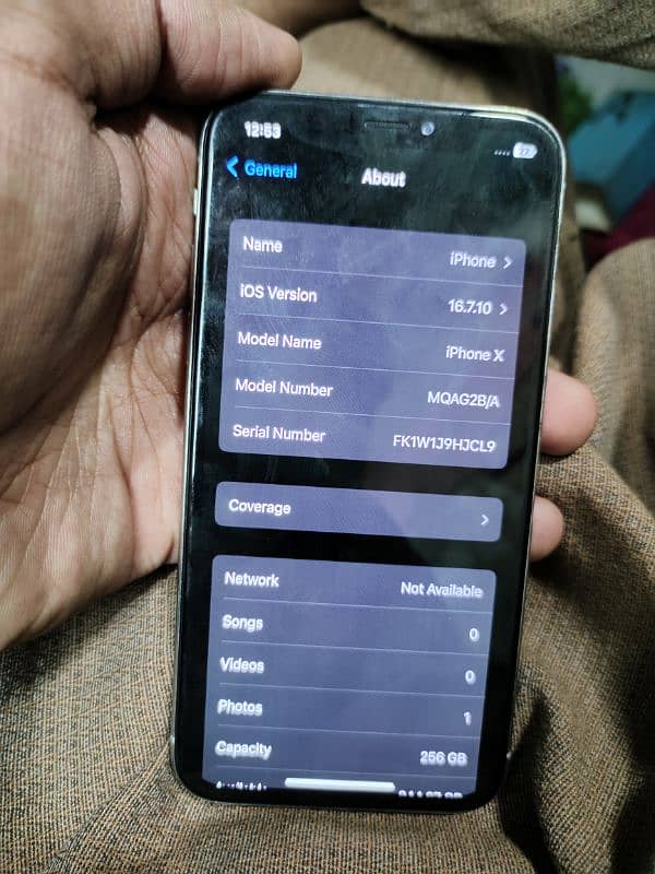 iphone x 256 PTA 1