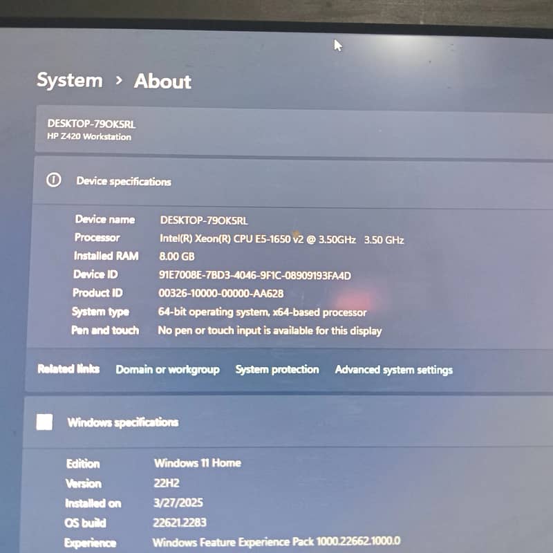Gaming PC with 2 GB GTX 750 TI | Z420 Xeion(R) + 128 SSD + 8 RAM 6