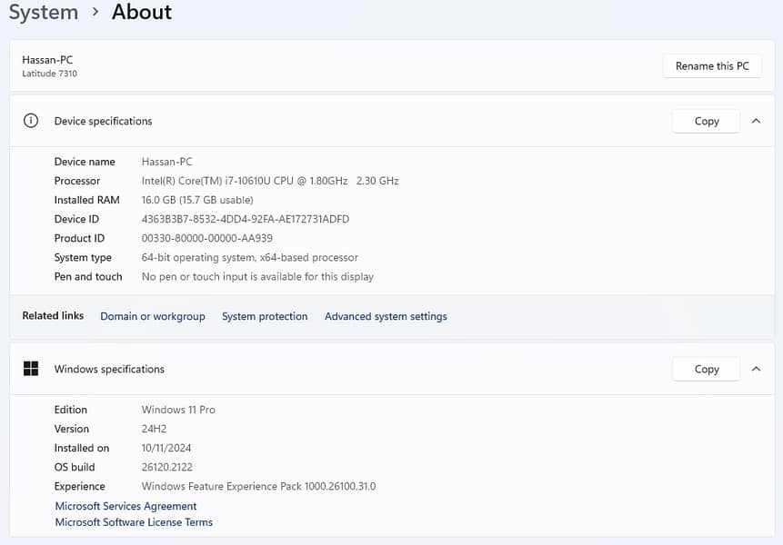 Dell Latitude 7310 10th Generation 4