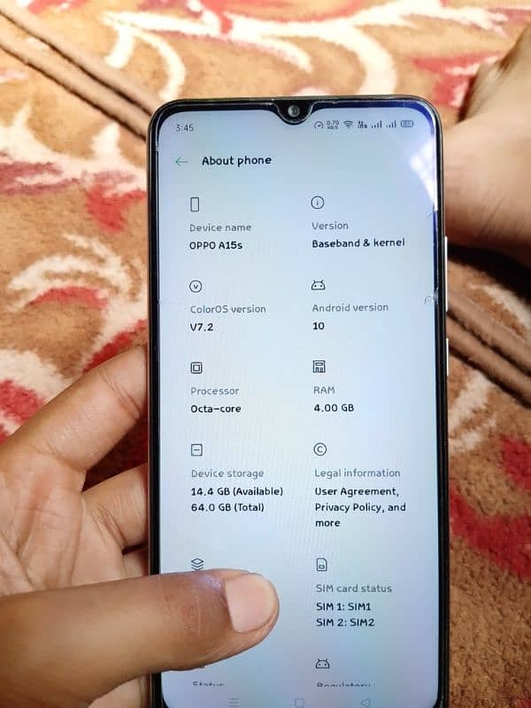 OPPO a15s 11