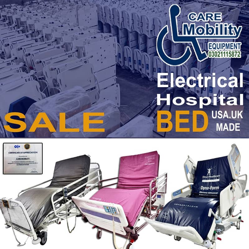 USA Import ICU bed On rent / Surgical Bed Electric bed Paitent bed 12