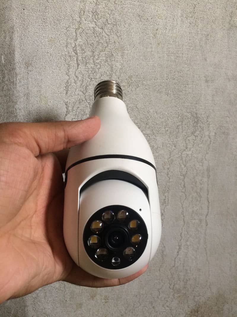 V380 Bulb Camera With ptz movement 1080p 2