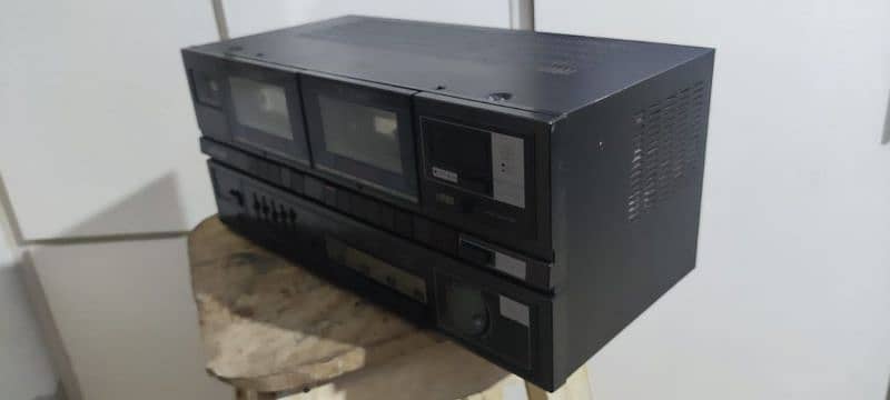 pioneer stereo double cassette amplifier 2
