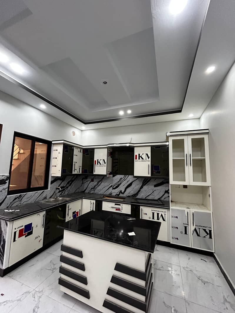 120 Sq Yds Brand New Stylish House For Sale Very Near To Main Gate In PS City 2 9