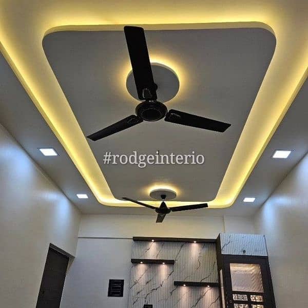 False Ceiling | Wallpaper | Wall panel Wood Flooring | Vinyl flooring 1