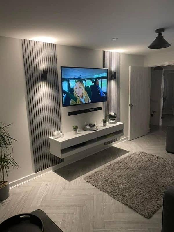False ceiling | Wallpaper | Wall panel| Wood flooring| Vinyl Flooring. 18
