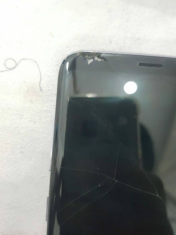 Samsung s8 original used only display one 1 dot in display no line 3