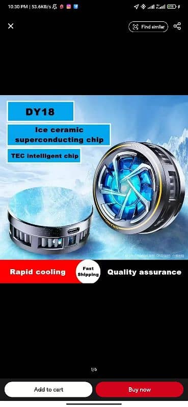 SL10 Cooling Fan with Digital Temperature Sensor 1
