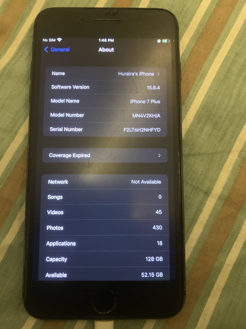 Iphone 7 plus black color 3