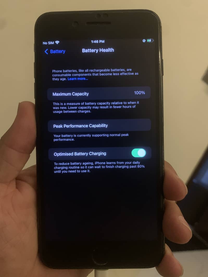 Iphone 7 plus black color 4