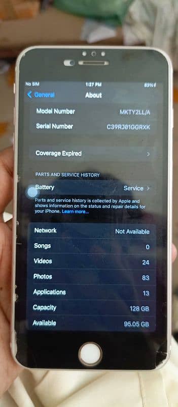 exchange possibal all ok 10by 10 conditions battery 73 128 GB non ptaa 1