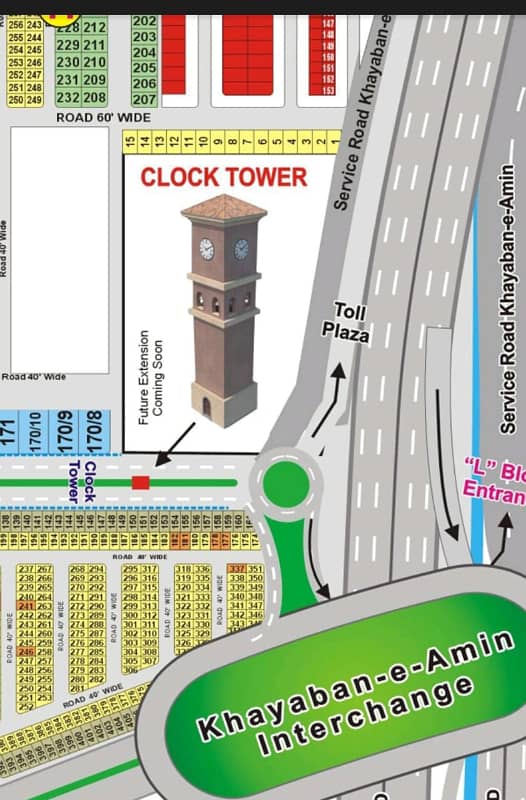 5 Marla plot For Sale In Khayaban-E-Amin lahore 1