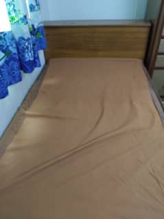 single bed with foam mattress