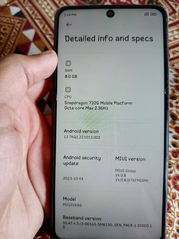Redmi note 10 pro 8/128 gb read ad 7