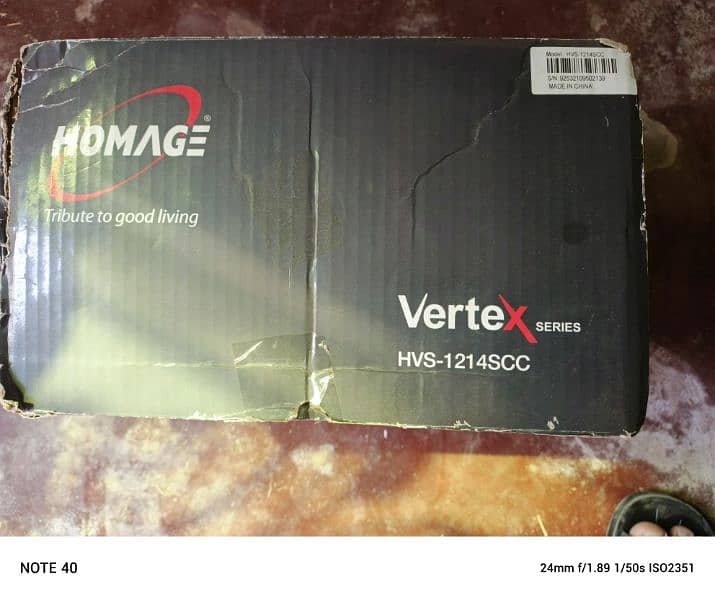 Homage Vertax 1214 with Phonix XP 200 battery 10