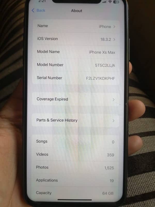 xsmax factory 64 gb 8