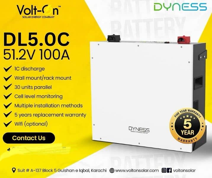 Dyness Lithium Ion battery 0