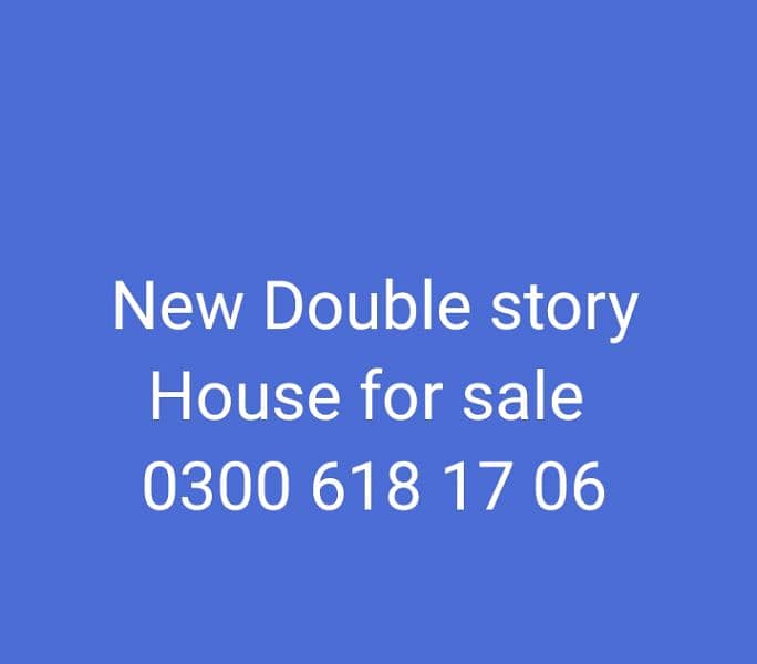 New Double story House for sale 0