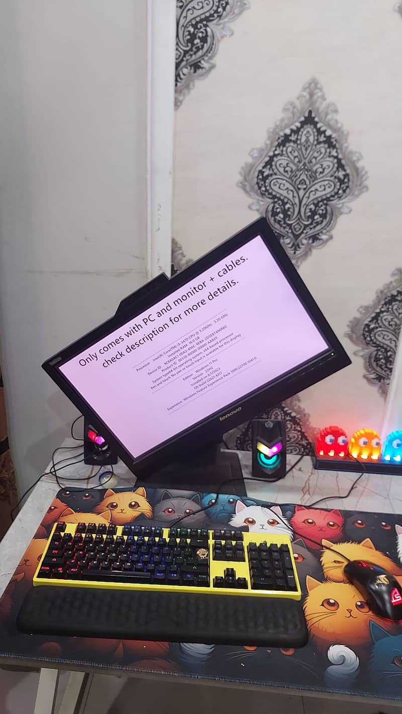 PC/MONITOR/CABLES. (Price negotiable), best for work and general tasks 3