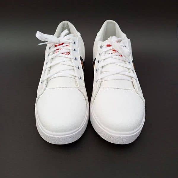 men's Rexine Fancy sneakers (GU-WHITE) 4