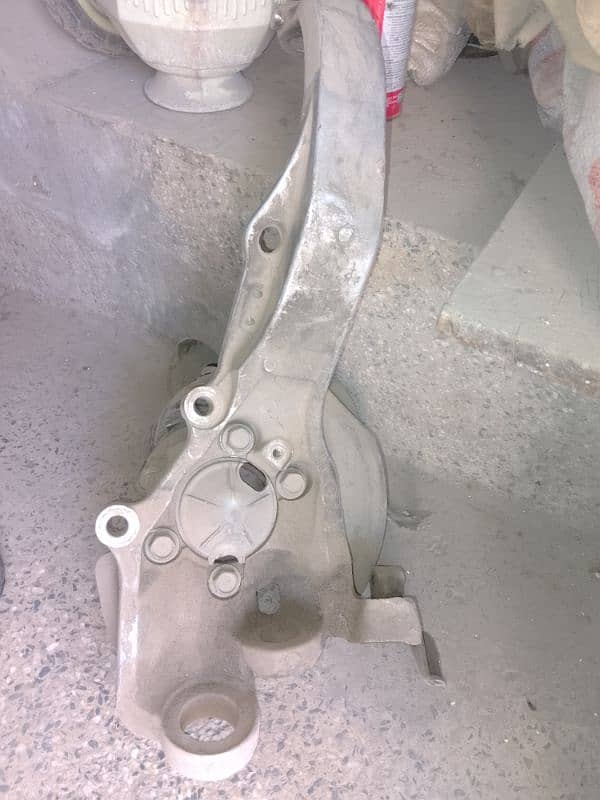 Front wheel hub and spindle 1