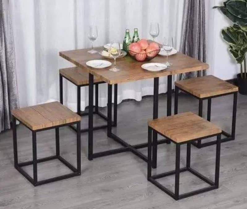 Dining Table / 6 Seater Dining Table / Dining Table With Dining Chair 2