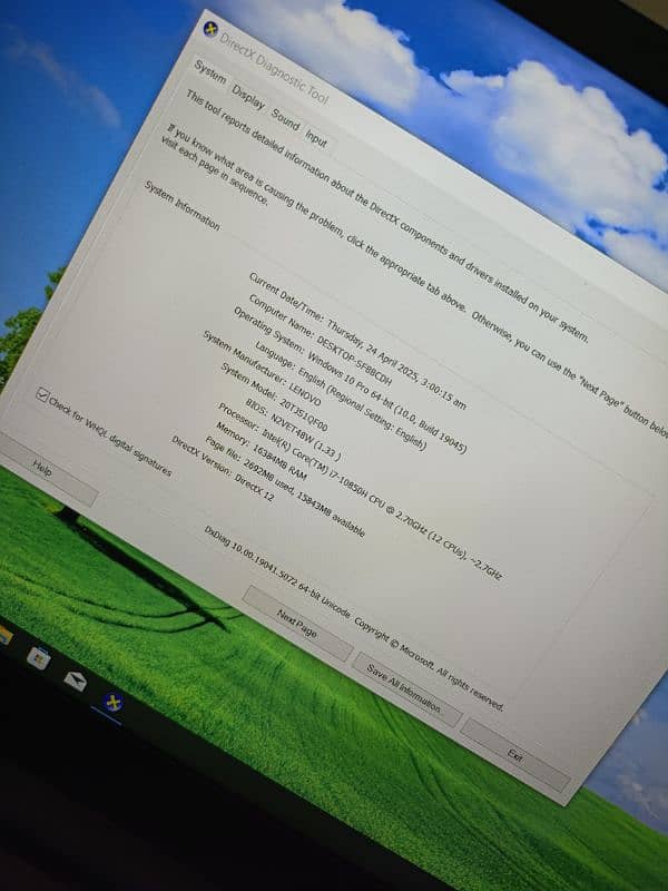 Lenovo Thinkpad P1 core i7 10th gen (i7-10850h) hexacore 15.6 1080p 12