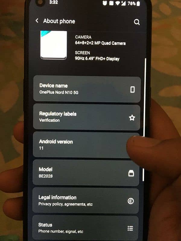 Oneplus N10 5G for sale 0