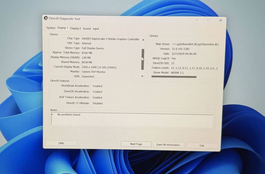 HP Omen 16 Core i9 13900HX 13th Gen 32CPUs RTX 4060 8GB 2K 240Hz 10