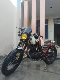 Suzuki GS150 2012 into scrambler with GN250 setup