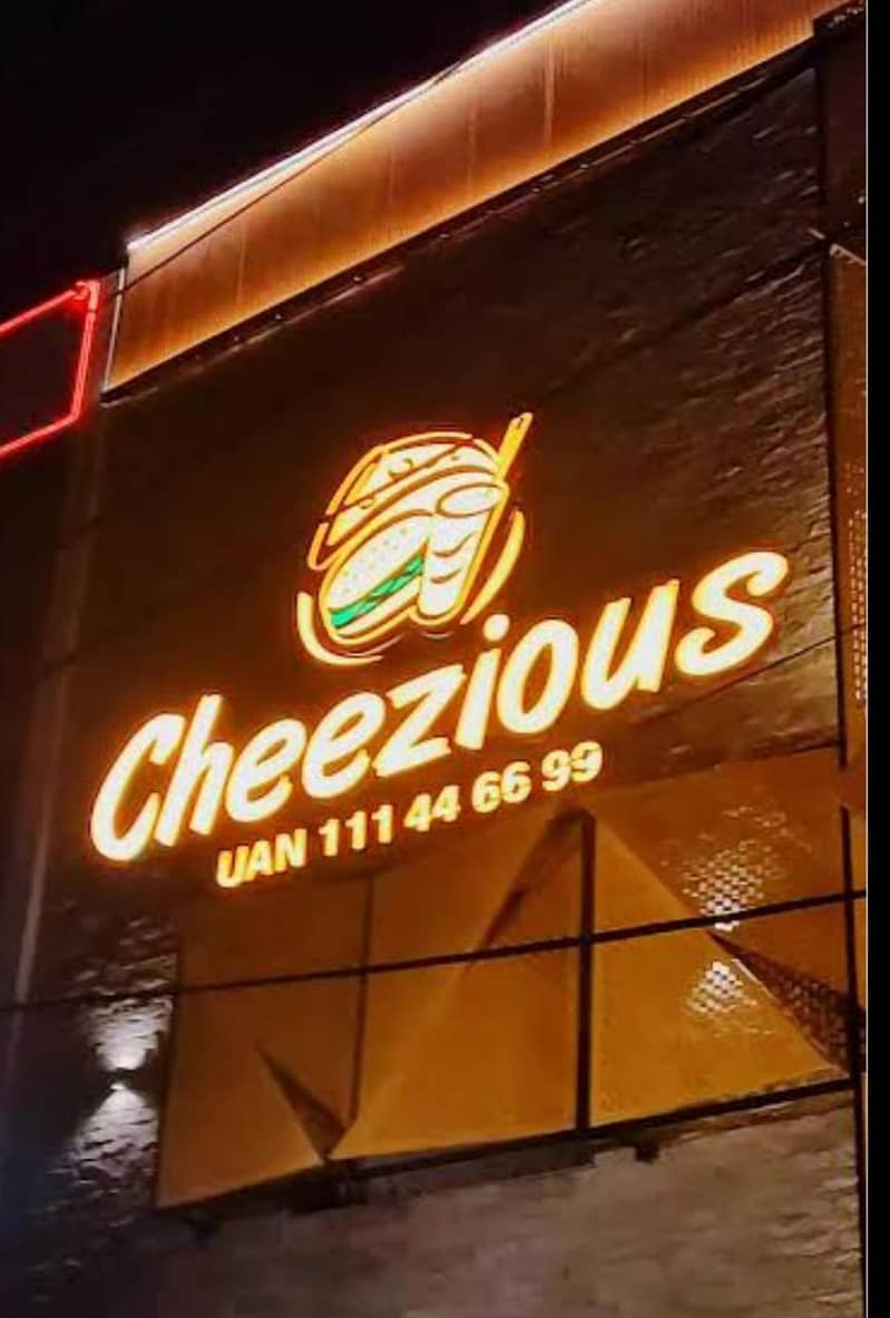 Sign Board in Lahore - Acrylic board- Led & 3D Sign Board- Neon light 1