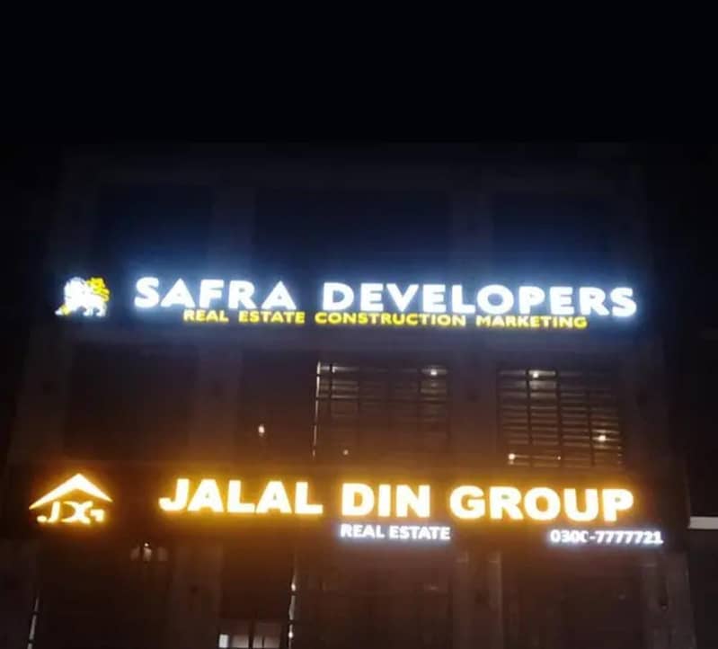 Sign Board in Lahore - Acrylic board- Led & 3D Sign Board- Neon light 5
