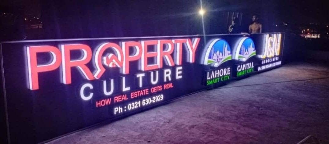 Sign Board in Lahore - Acrylic board- Led & 3D Sign Board- Neon light 7