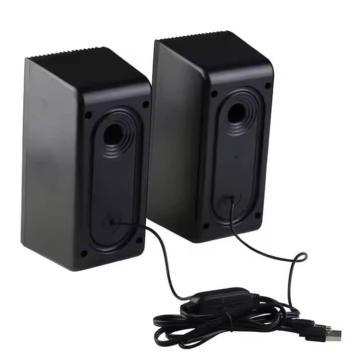 NEW USB 2.0 Wired RGB Computer Speaker Theater Sound System Gaming De 3