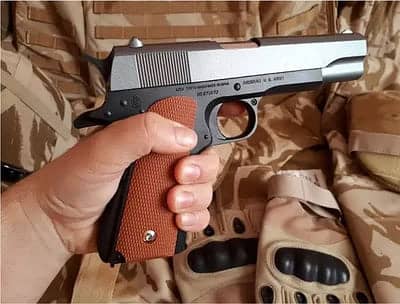 SEMI METAL GUN TOY FOR KIDS 0