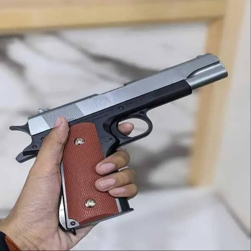 SEMI METAL GUN TOY FOR KIDS 3