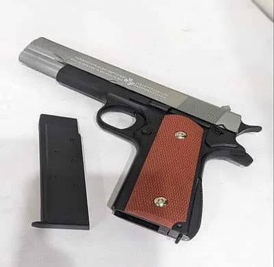 SEMI METAL GUN TOY FOR KIDS 4