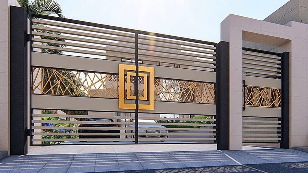 Steel Gate Design , Sliding Gate Design , Main Gate 7