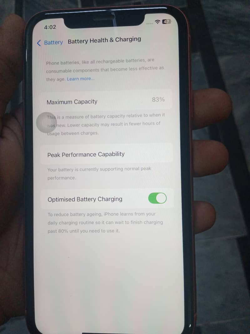 iPhone XR 64 Gb JV 10/10 condition 40k price peach colour 1