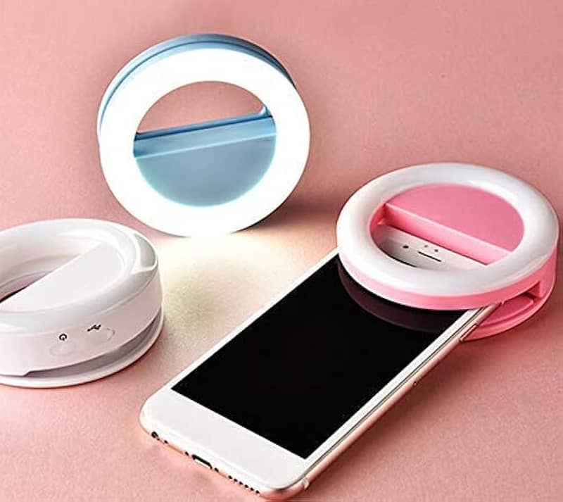 Selfie Ring Light - Mini Ring Light - New Mobile Selfie Ring Light - 0