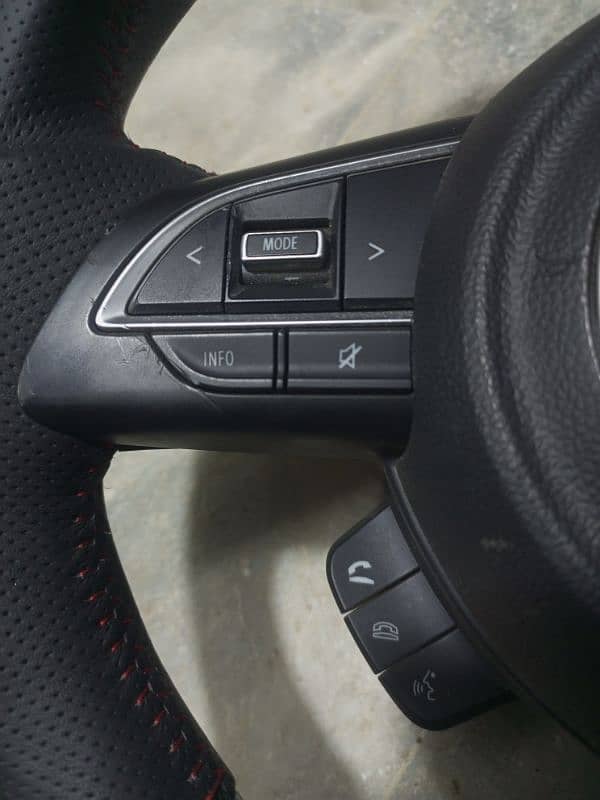 Suzuki Swift 2017 D-Shape CarbonFiber Complete Steering 1